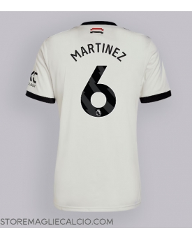 Manchester United Lisandro Martinez #6 Maglia Gara Terza Repliche 2024-25 Maniche Corte